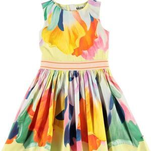 NWT Molo Carli Colourful Joy Dress Size 7/8